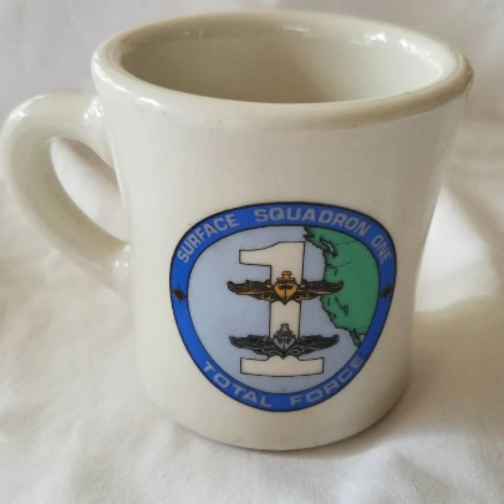 Surface  Squadron Total Force  Coffee Mug With "Ronald Wesley" Name On it. - Picture 6 of 6